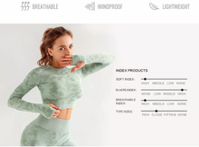 Load image into Gallery viewer, Yoga Outfit Seamless Sets