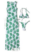 Load image into Gallery viewer, 3 Piece Leaf Print Bikini