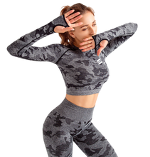 Load image into Gallery viewer, Yoga Outfit Breathable Seamless