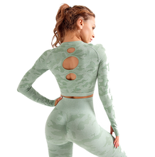 Load image into Gallery viewer, Yoga Outfit Breathable Seamless