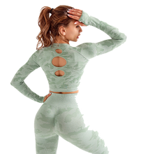 Load image into Gallery viewer, Yoga Outfit Seamless Sets